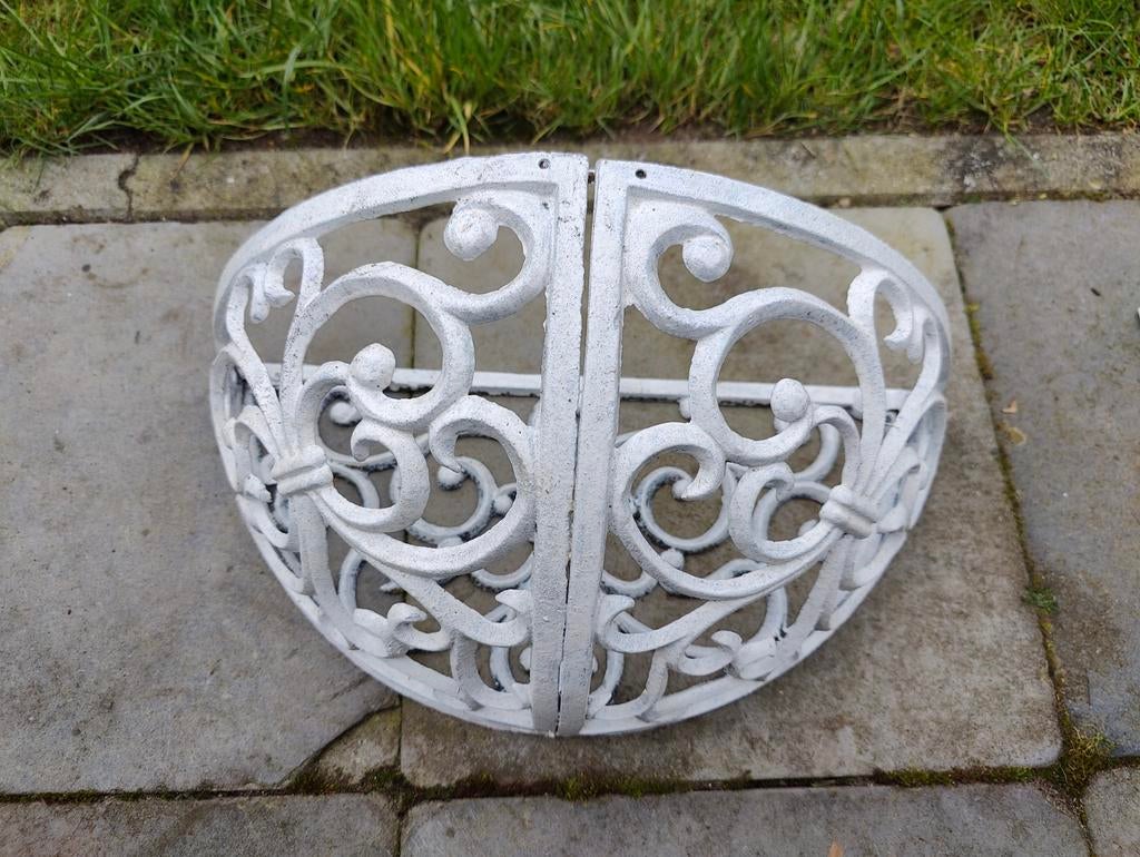 2 brocante plantenhouders, Tuin en Terras, Tuinwanddecoratie, Ophalen