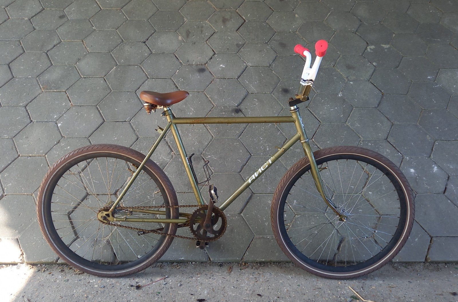 Motobeno Anct Mnhck ratbike, Fietsen en Brommers, Fietsen | Cruisers en Lowriders, Ophalen, Terugtraprem, Gebruikt, Staal