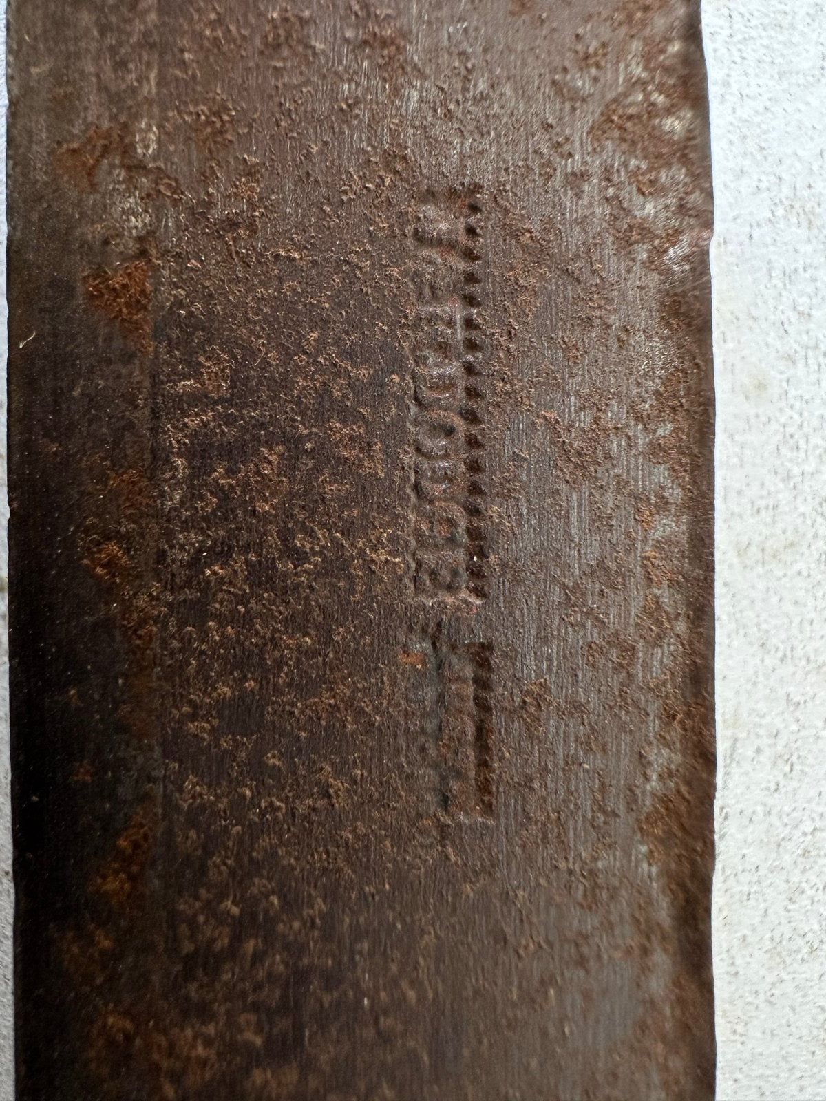 Antieke trekmes, handgereedschap voor houtbewerking, Ophalen