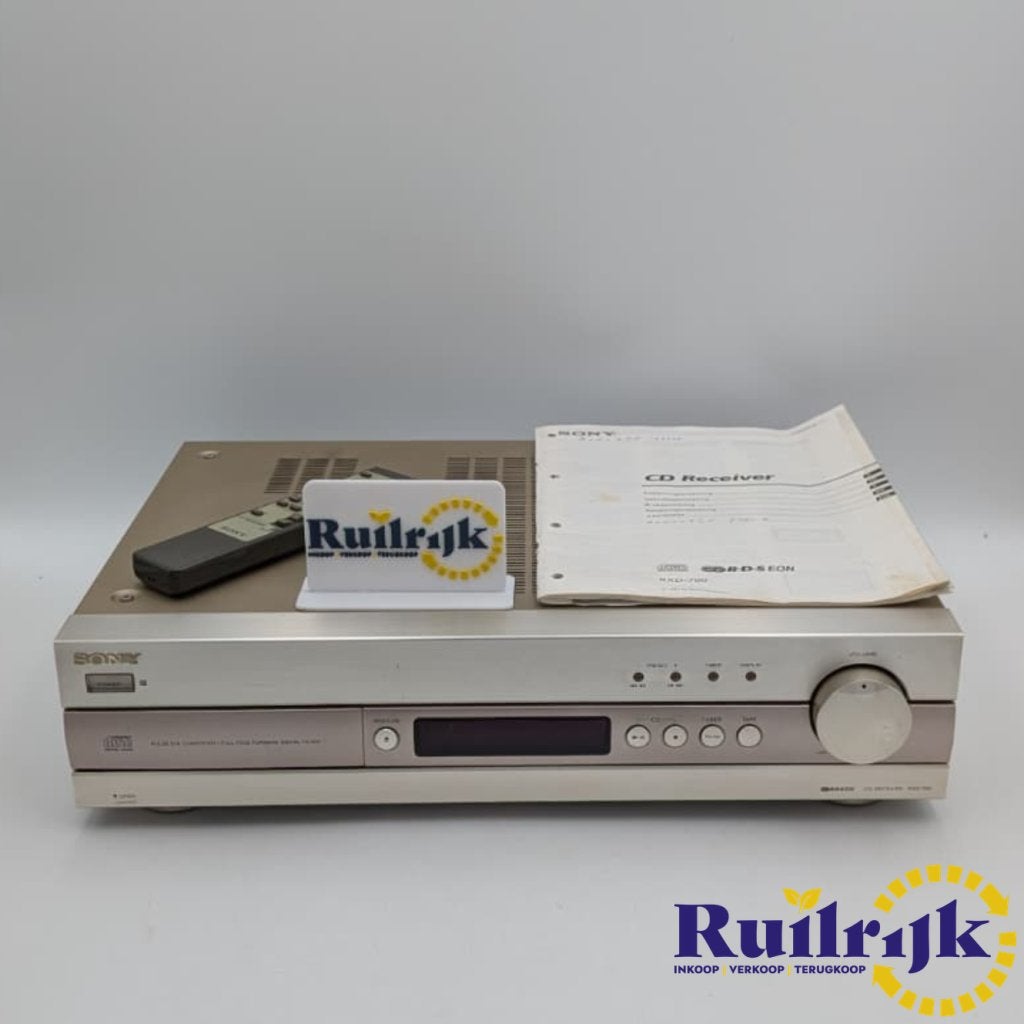 Sony RXD-700 CD Speler Receiver - Nette staat + Remote, Sony, Zo goed als nieuw, Support@sony.com, 1-7-1 Konan, Minato-ku
Tokyo 108-0075
Japan
