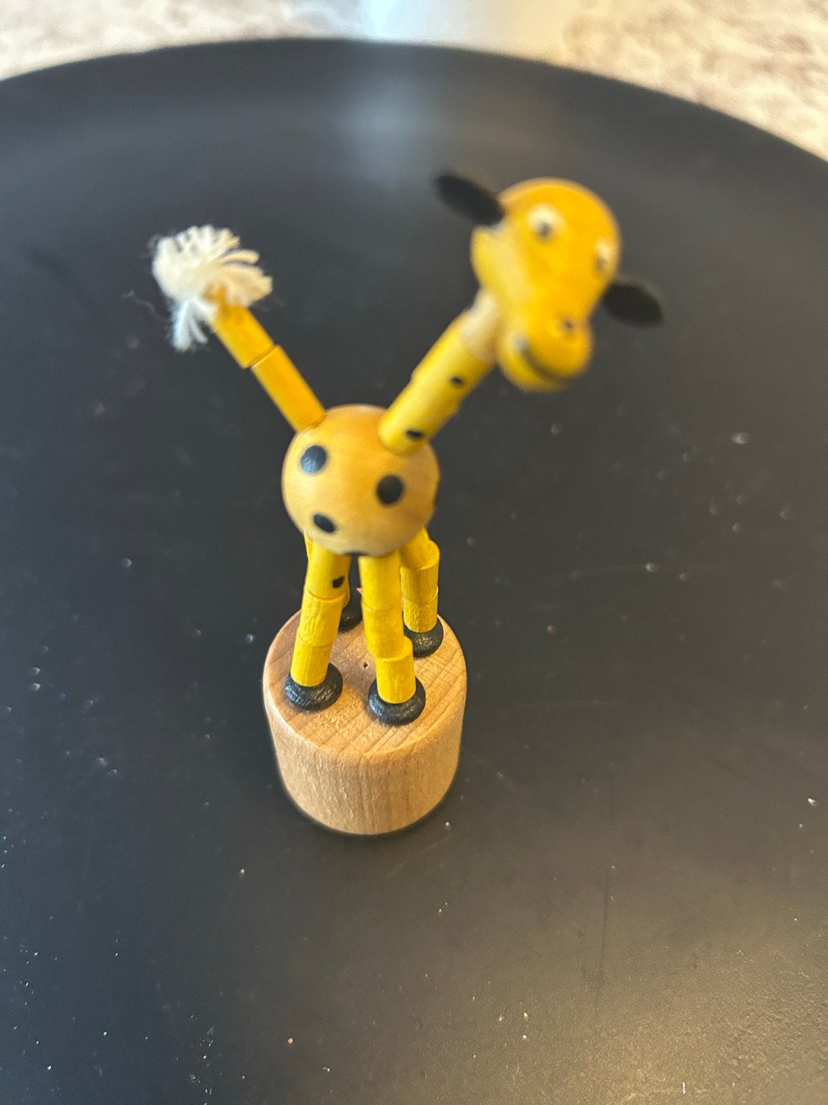 Houten Giraffe Duw- of Trekspeelgoed - Made in Germany, Ophalen of Verzenden, Gebruikt, Duw- of Trekspeelgoed