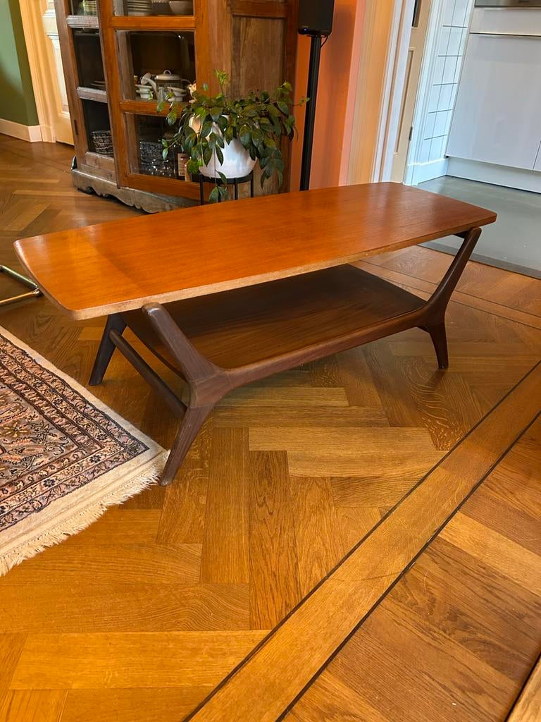Vintage Teak Salontafel Louis van Teeffelen, Ophalen