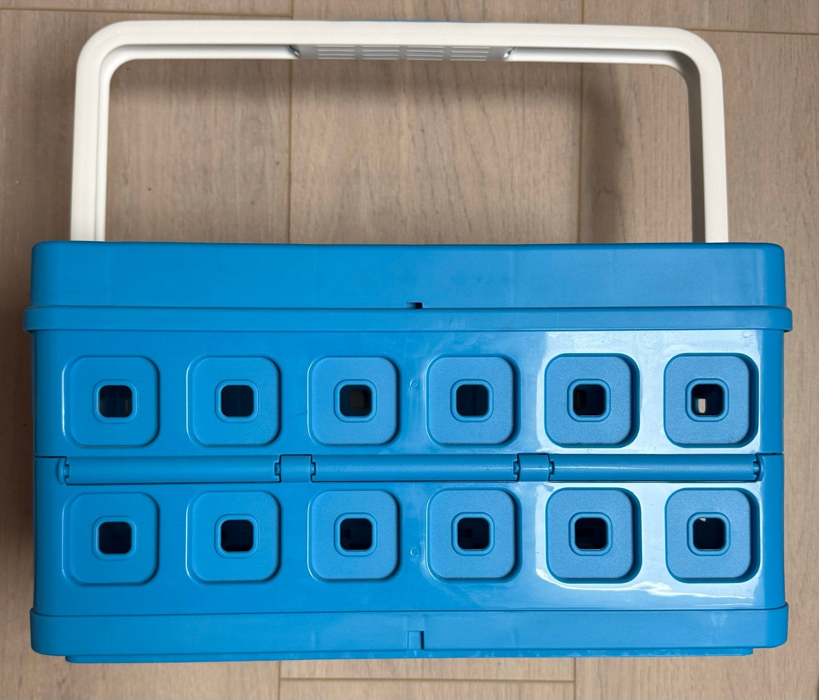 Sunware Opvouwbare Vouwkrat met Handgreep 24L Blauw, Ophalen of Verzenden, Zo goed als nieuw, 5 – 50, Minder dan 50 cm