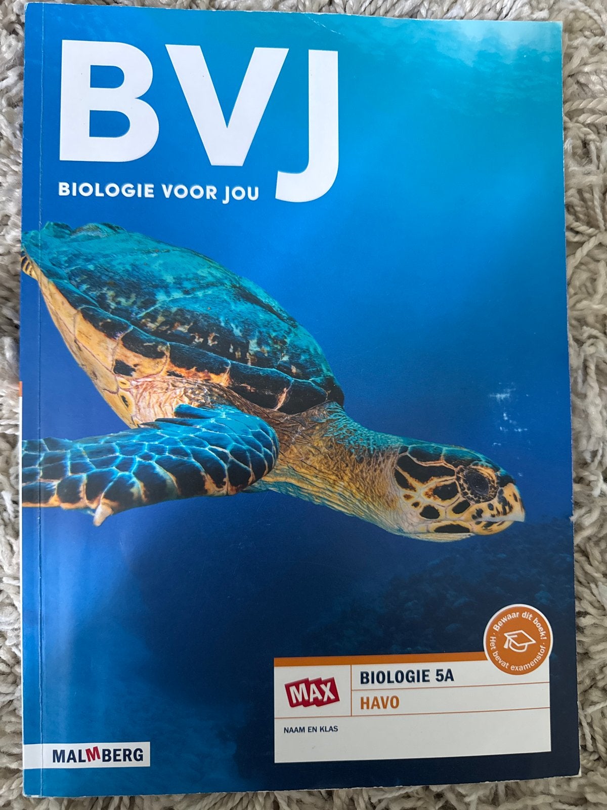 Nieuw BVJ Biologie voor jou 5 HAVO deel A - Malmberg, Ophalen, Zo goed als nieuw, HAVO, Biologie