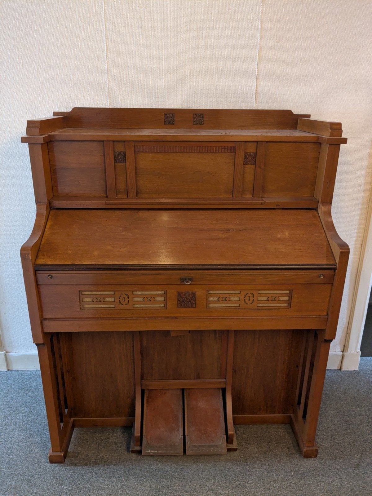 Antiek harmonium "Gustav Fiedler, Leipzig", Ophalen, Gebruikt, 1 klavier, Harmonium