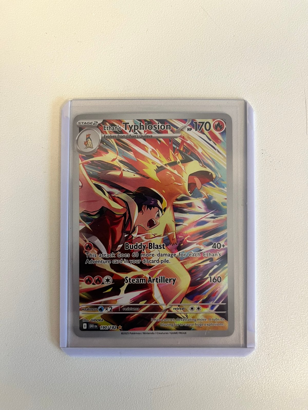 Ethan’s Typhlosion 190/182 - Destined rivals Pokemon, Ophalen of Verzenden, Nieuw