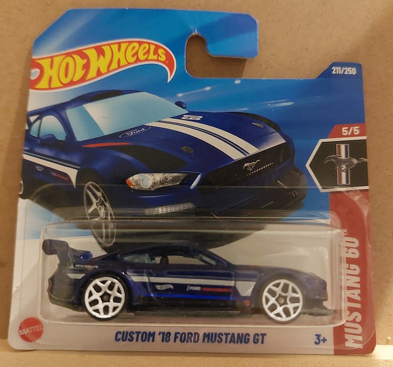 Hot Wheels Custom '18 Ford Mustang GT, Ophalen of Verzenden, Nieuw, Auto
