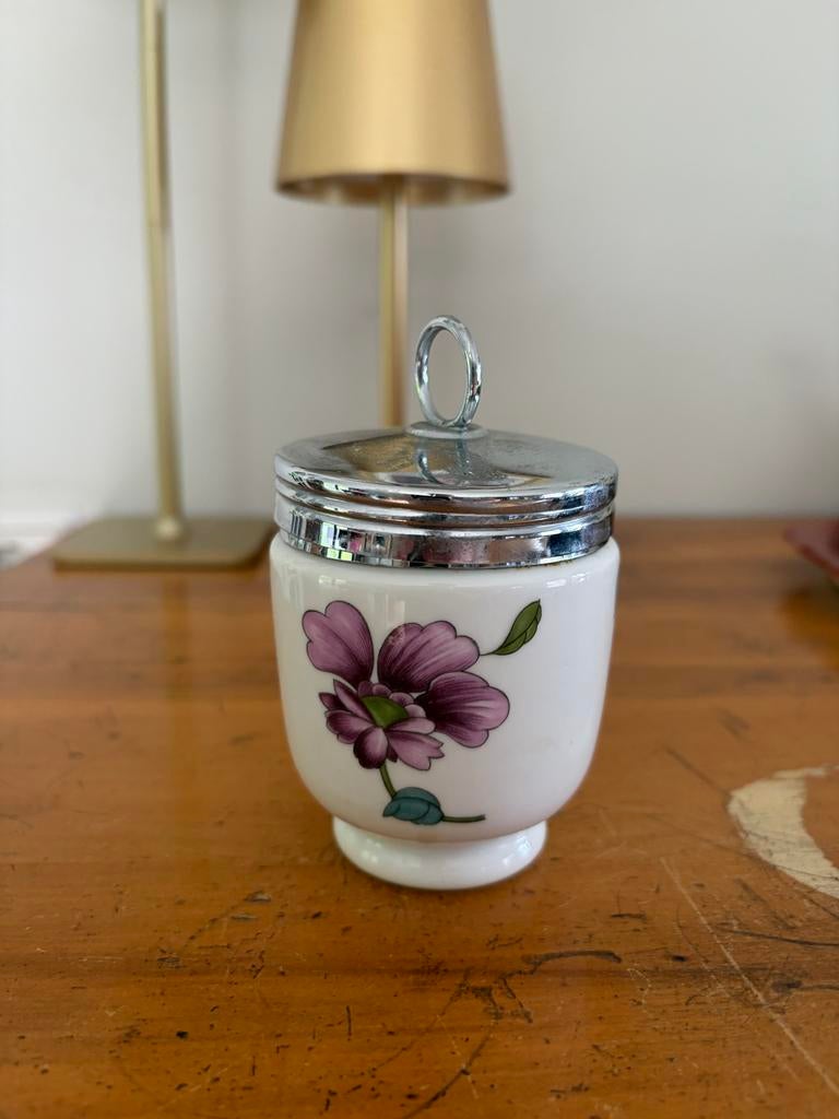 Royal Worcester King Size Egg Coddler - Bloemmotief, Ophalen of Verzenden