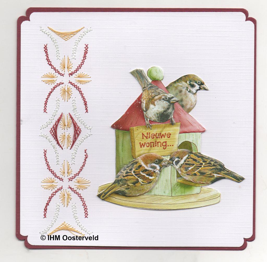 3D Kaart Nieuwe woning 1  Vogels, Ophalen of Verzenden, Nieuw, Kerst