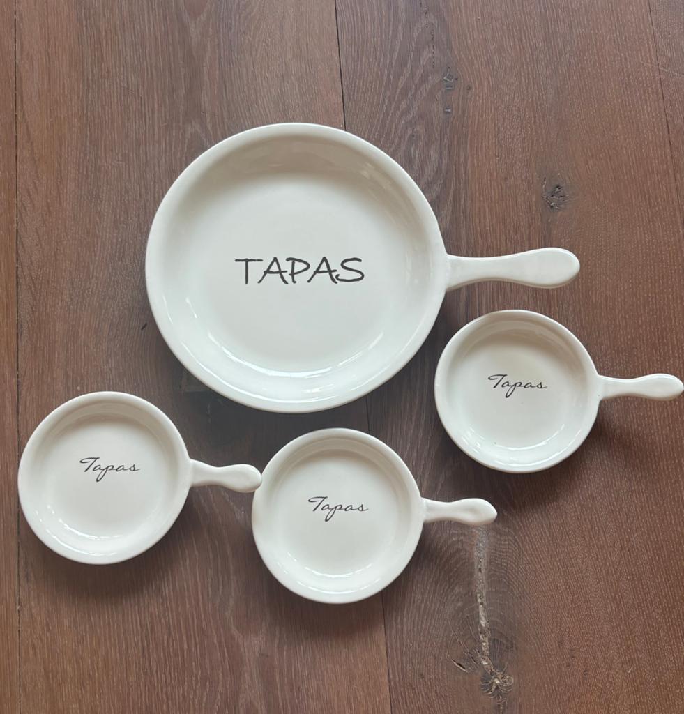 Riviera Maison Tapas schaaltjes set, Ophalen of Verzenden, Zo goed als nieuw, Overige stijlen, Schaal of Schalen