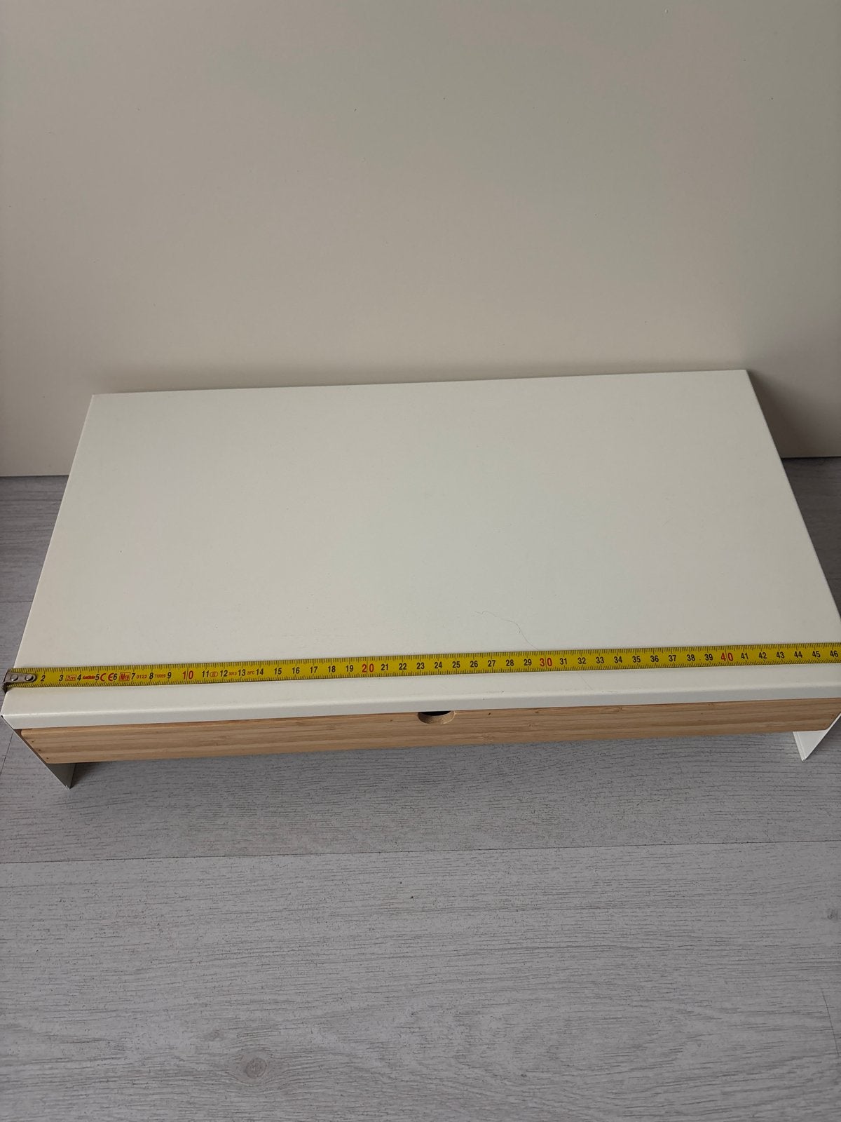 IKEA ELLOVEN Ladebox wit met houtlook lade, Ophalen, Zo goed als nieuw, IKEA, Wit