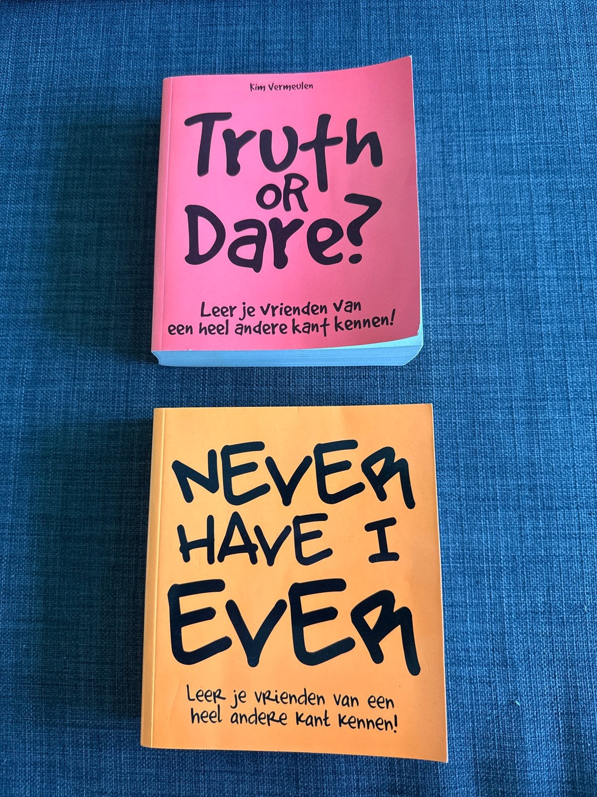 Boeken: Truth or Dare? & Never Have I Ever - Kim Vermeulen, Vijf spelers of meer, Ophalen of Verzenden, Zo goed als nieuw