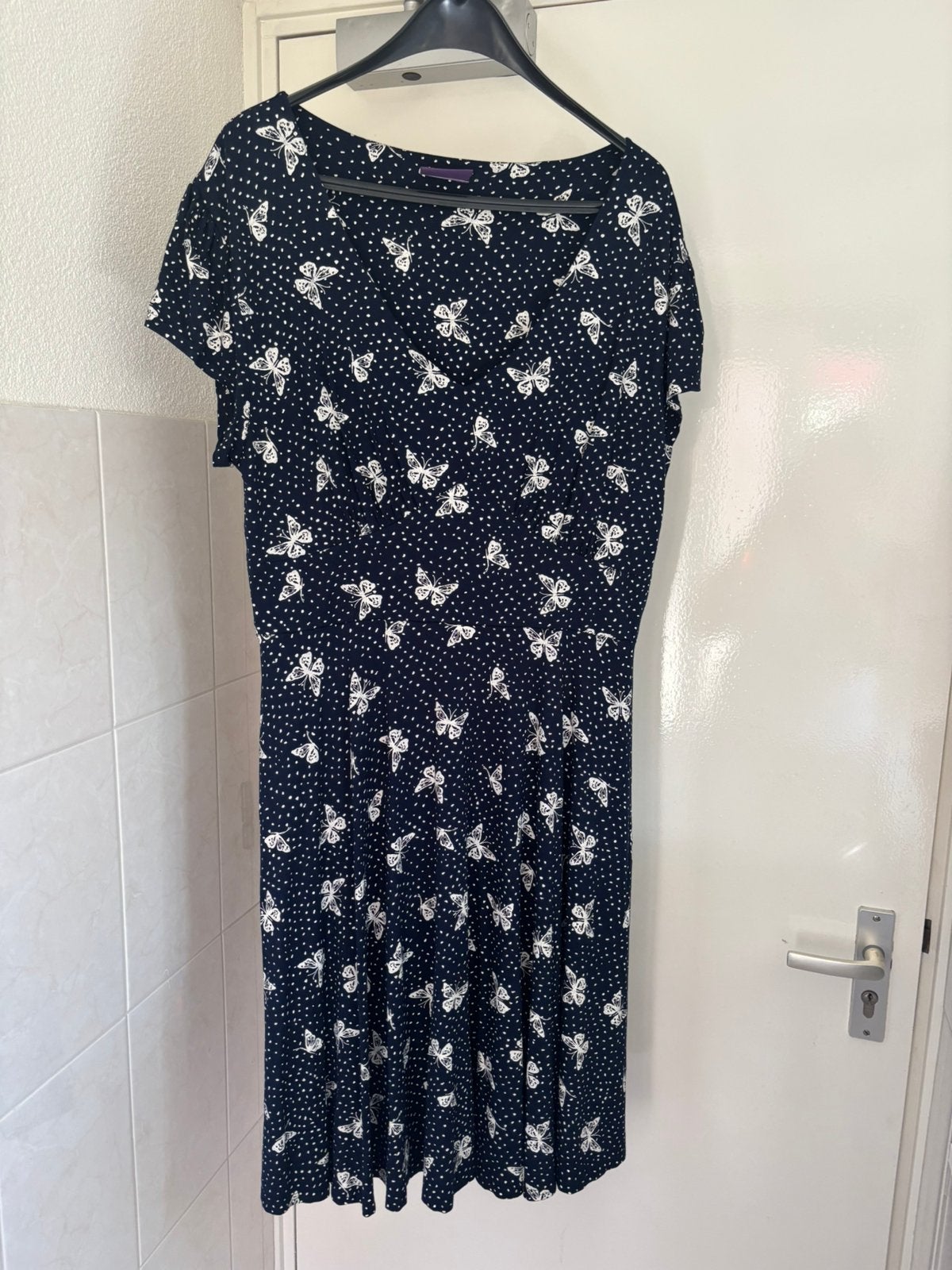 Top vintage jurk, Blauw, Maat 46/48 (XL) of groter, Ophalen of Verzenden, Zo goed als nieuw