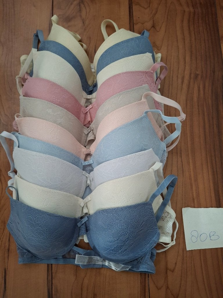 10 stuks Primark beugel BH's 80B met kant (NIEUW), Kleding | Dames, Ondergoed en Lingerie, Primark, Ophalen, Meerkleurig, BH
