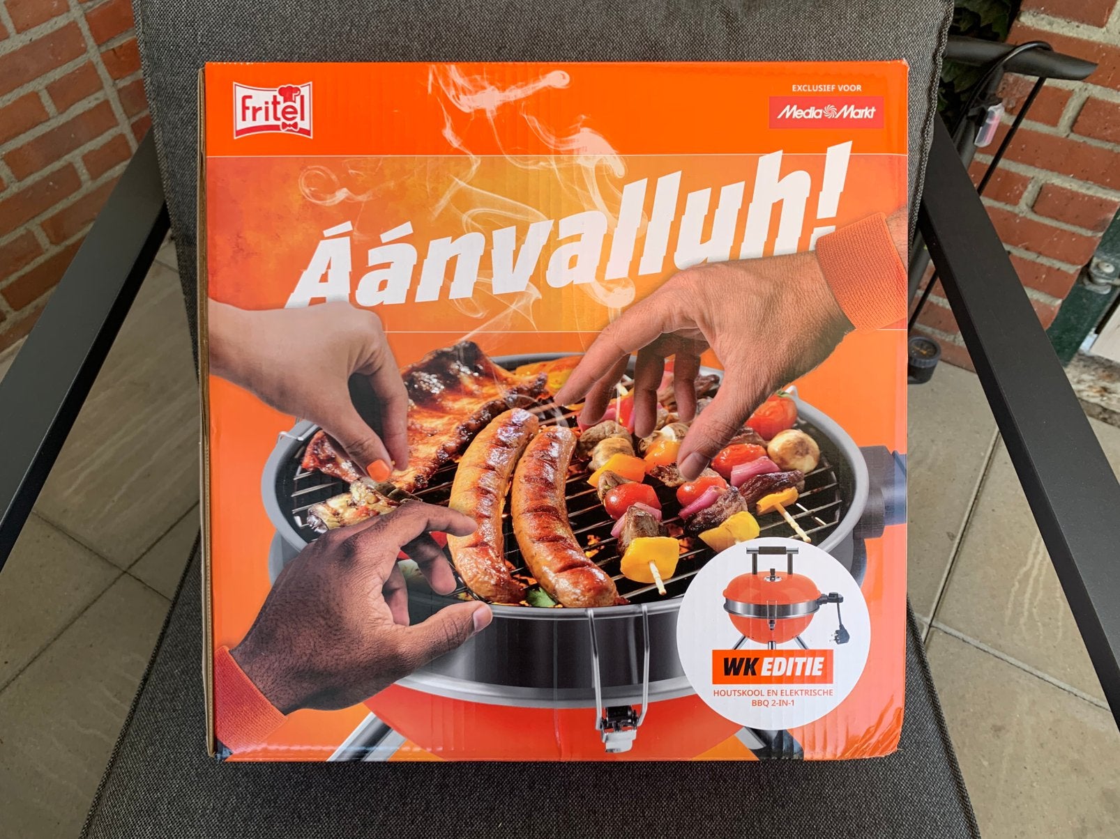 Houtskool en elekrische BBQ in 1, Ophalen, Nieuw