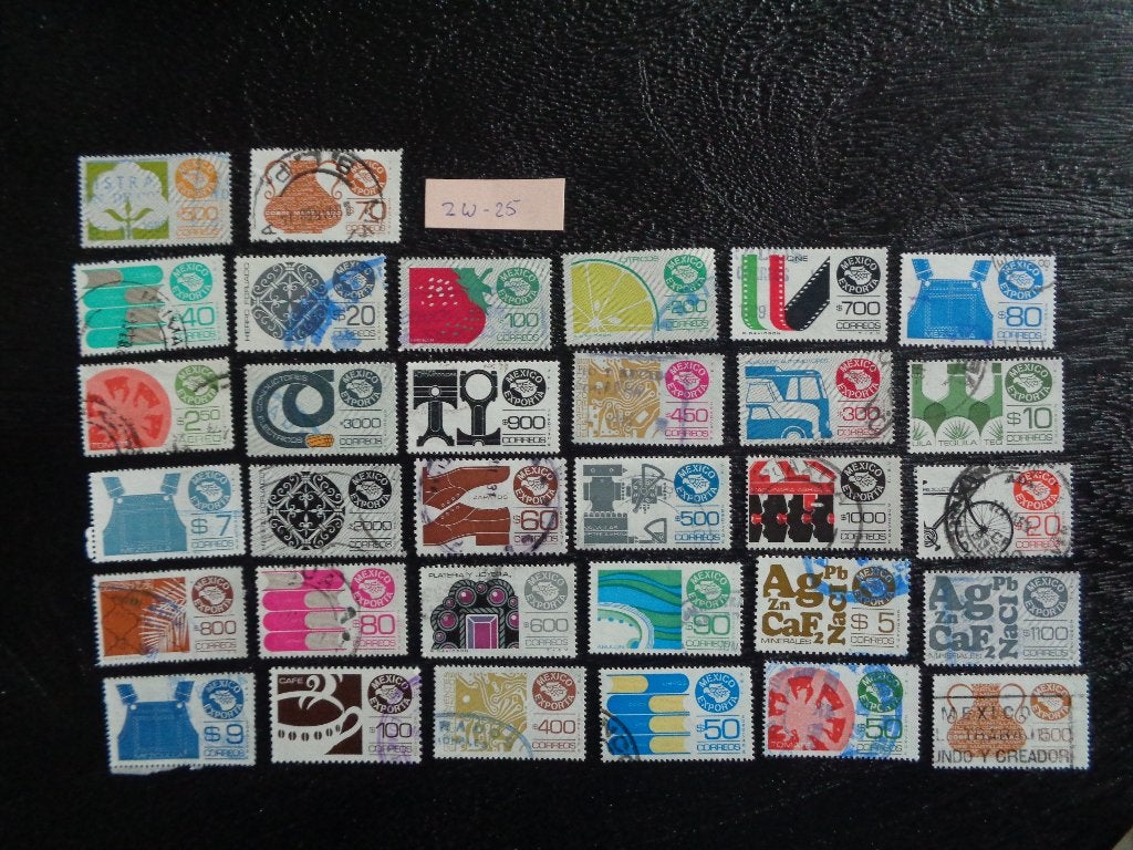 mexico - export (zw-25), Ophalen of Verzenden, Gestempeld, Noord-Amerika