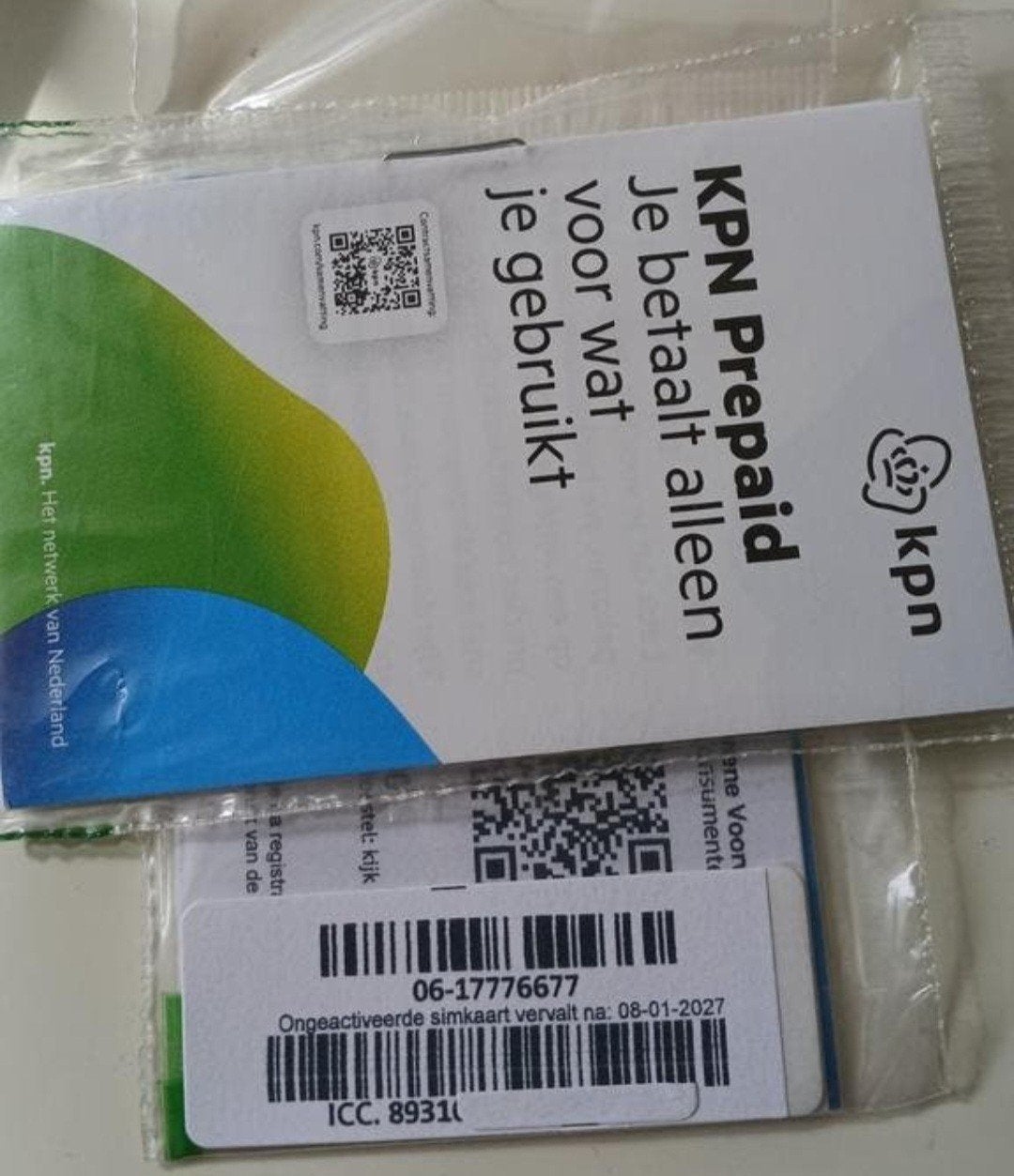 MOOI NUMMER 0617776677, Telecommunicatie, Prepaidkaarten en Simkaarten, Ophalen of Verzenden, Nieuw, KPN, Simkaart