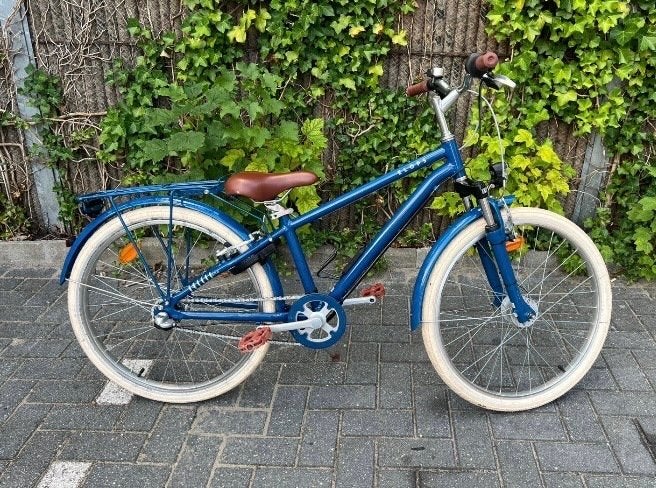 BTWIN Elops 900 Stadsfiets jongen 20 inch 6-9 jaar, Fietsen en Brommers, Ophalen of Verzenden, Gebruikt, Velgrem, 16 tot 20 inch