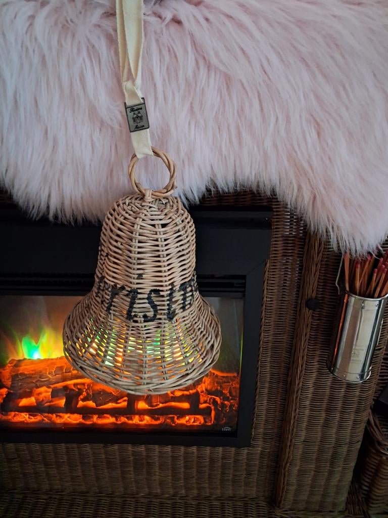 Riviera Maison rattan kerstklok, Ophalen of Verzenden, Zo goed als nieuw