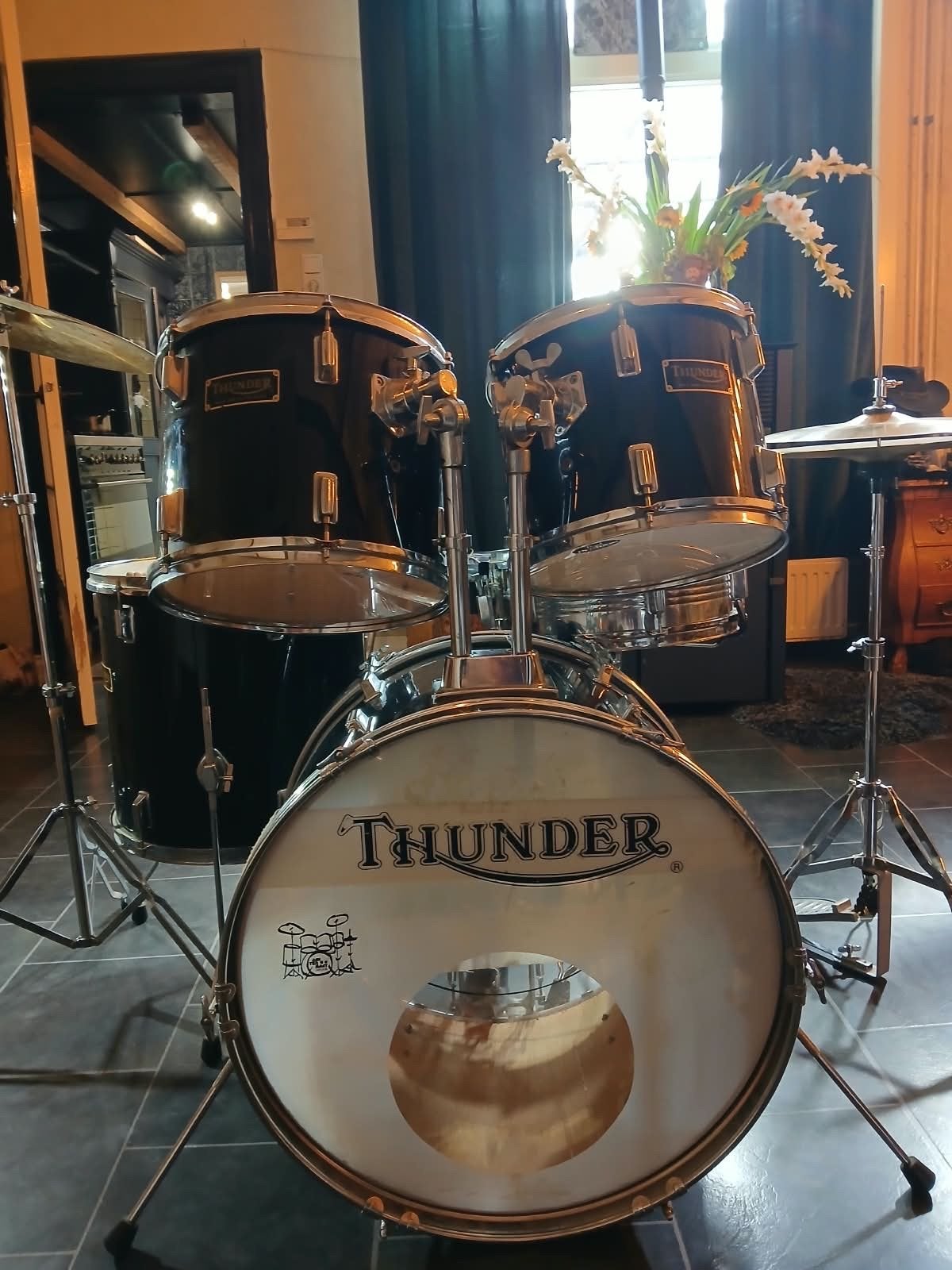 Compleet Thunder drumstel, Ophalen, Gebruikt, Overige merken