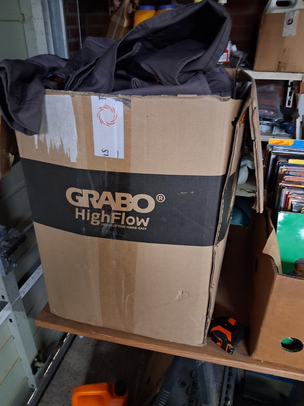 grote doos nieuwe werkkleding overalls enz, Ophalen, Doos, Minder dan 40 cm, Nieuw