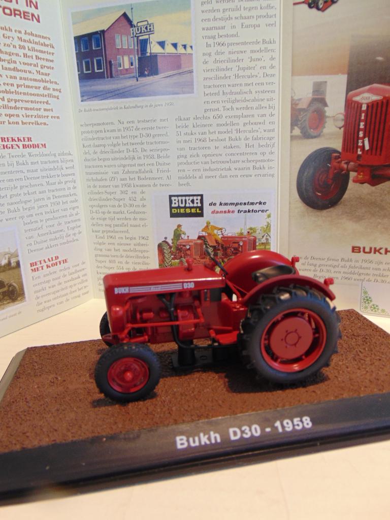 Model Tractor BUKH D30 - 1958 - 1/32, Ophalen of Verzenden, Zo goed als nieuw, Tractor of Landbouw, Overige merken