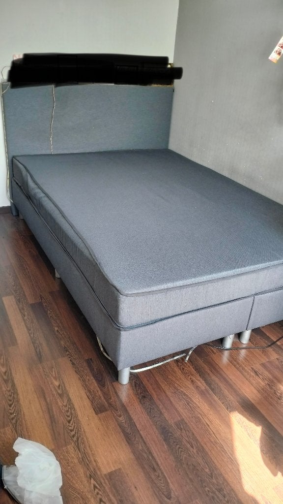 Boxspring Alta 140x200, Huis en Inrichting, Slaapkamer | Boxsprings, Ophalen, Tweepersoons, 140 cm, Zo goed als nieuw