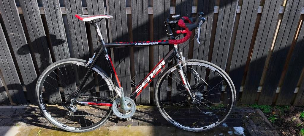 Sensa Umbria racefiets 58 cm Shimano Tiagra -105 derailleur, Fietsen en Brommers, Fietsen | Racefietsen, Gebruikt, Aluminium, 57 tot 61 cm