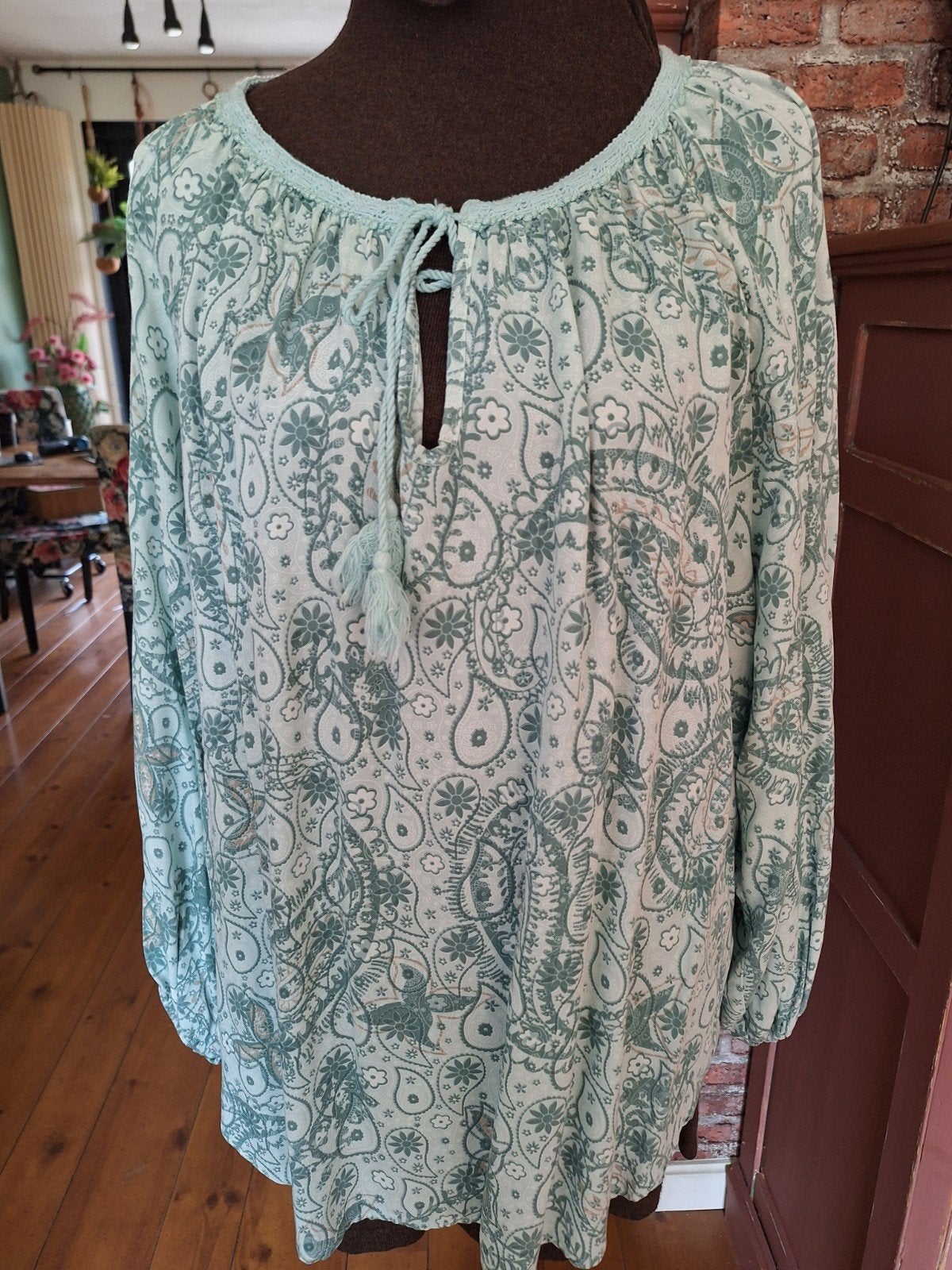 Tuniek xxl 46 48 50 52  groen, Ophalen of Verzenden, Zo goed als nieuw, Groen, Blouse of Tuniek