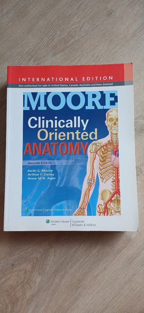 Moore Clinical Orientated Anatomy, Boeken, Ophalen of Verzenden, Beta, Nieuw, WO