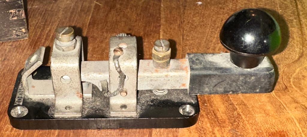 Vintage morsesleutel wellicht rond de WWII gebruikt#v#, Ophalen, Gebruikt, Zender