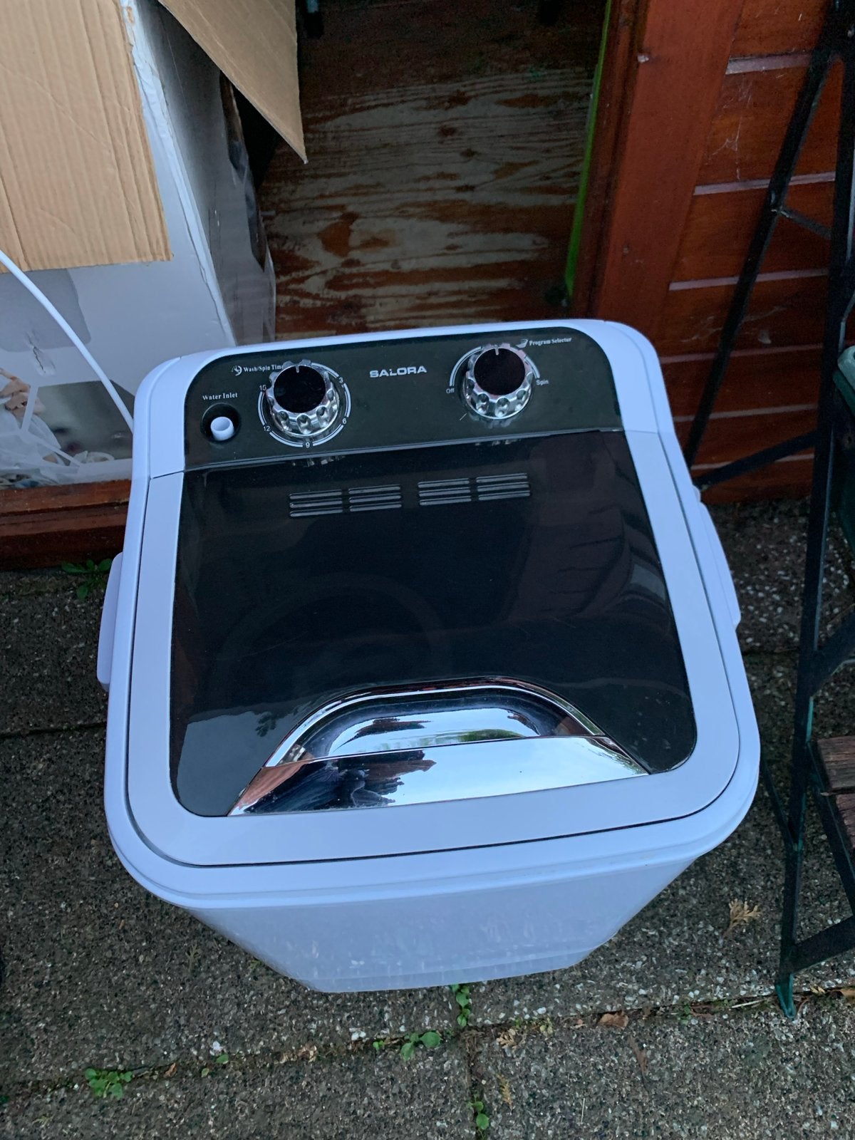Salora Mini Wasmachine WMR5350 - Compact en Draagbaar, Minder dan 1200 toeren, Minder dan 85 cm, Bovenlader, Zo goed als nieuw