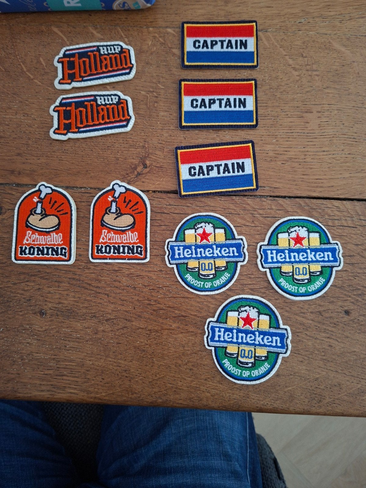 Voetbal Emblemen: Hup Holland, Captain, Heineken, Schwalbe, Ophalen, Nieuw, Sport