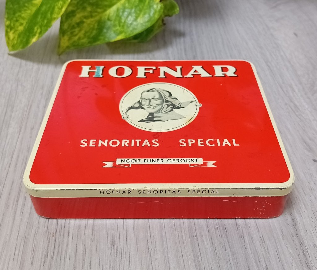 blik hofnar senoritas special 20 sigaren nr.532, Verzamelen, Verzenden, Gebruikt, Overige