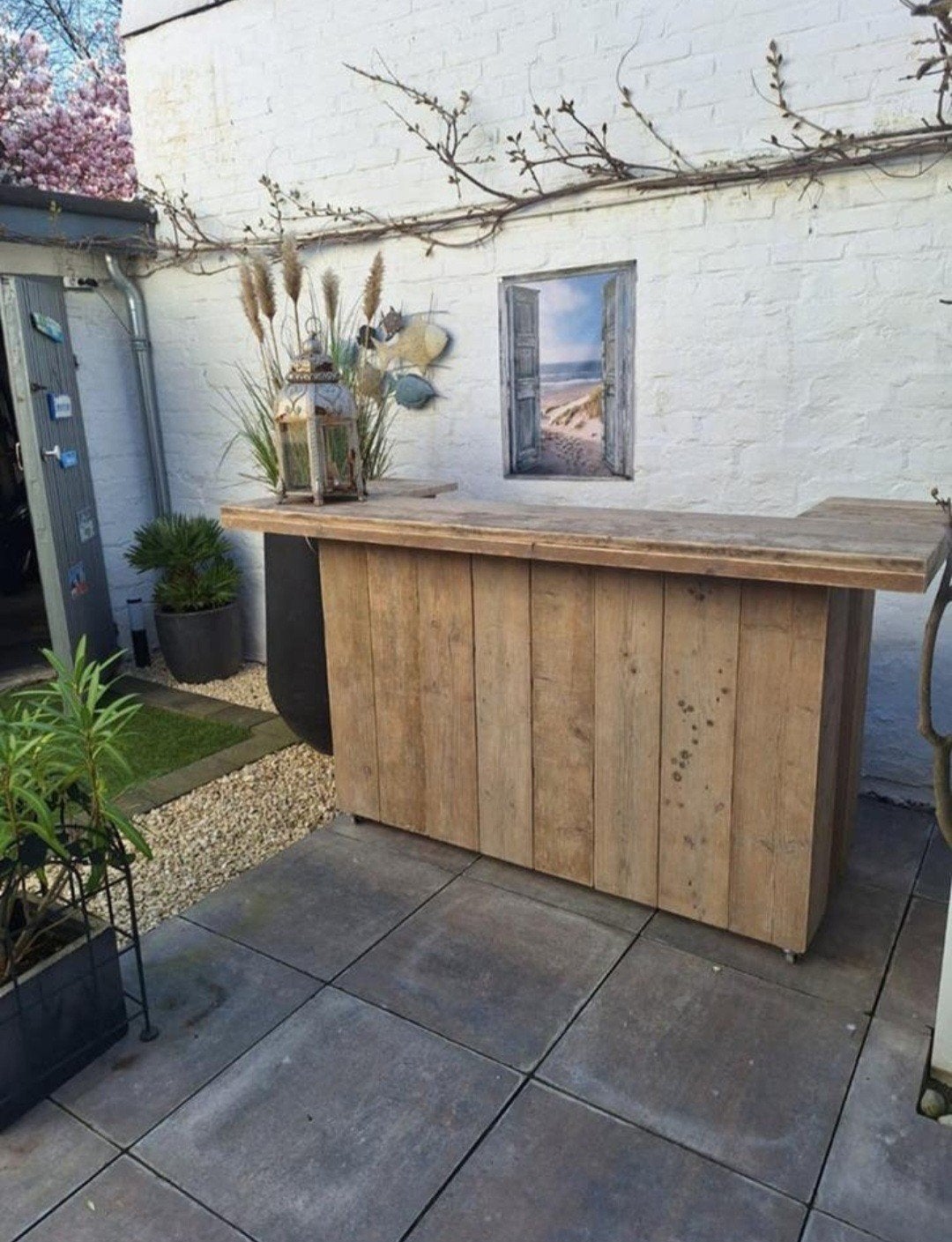 Steigerhout Douglas balie toonbank bar koffie bar, Ophalen of Verzenden