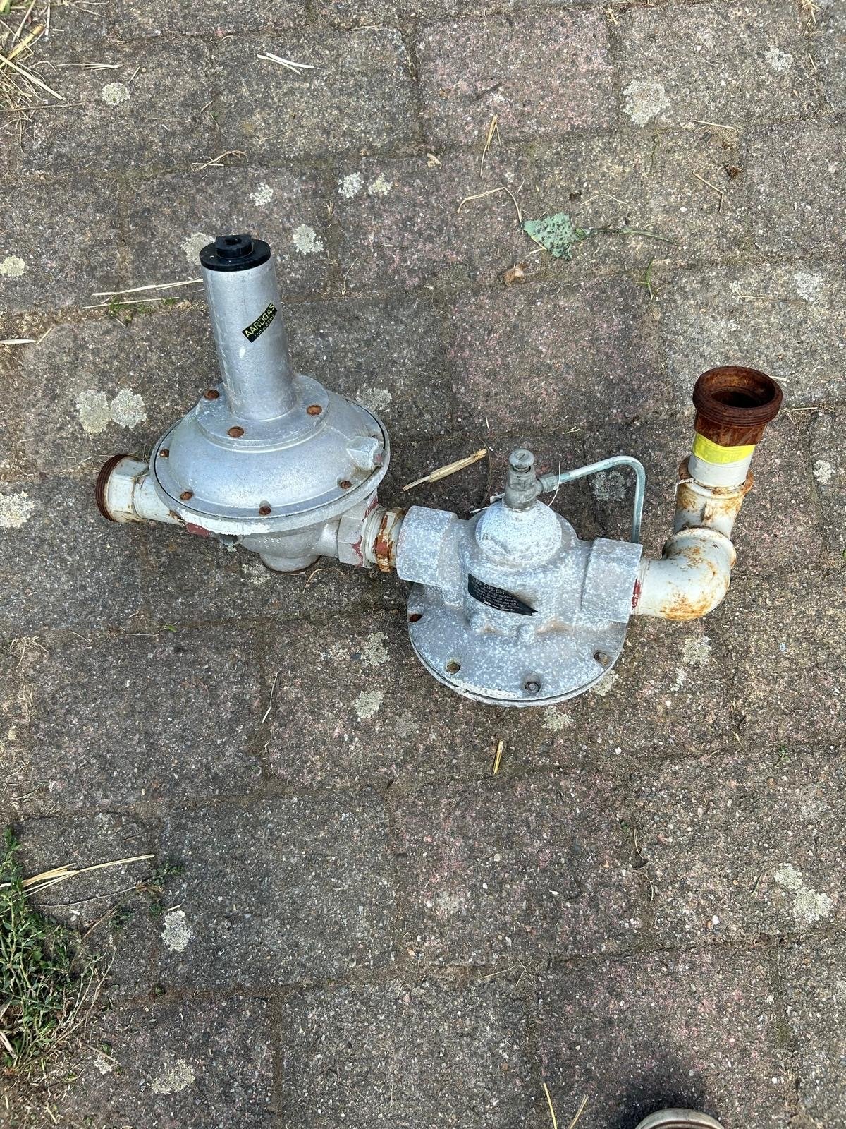 Gasdrukregelaar met leidingen, Ophalen, Gebruikt, Rvs, Overige typen