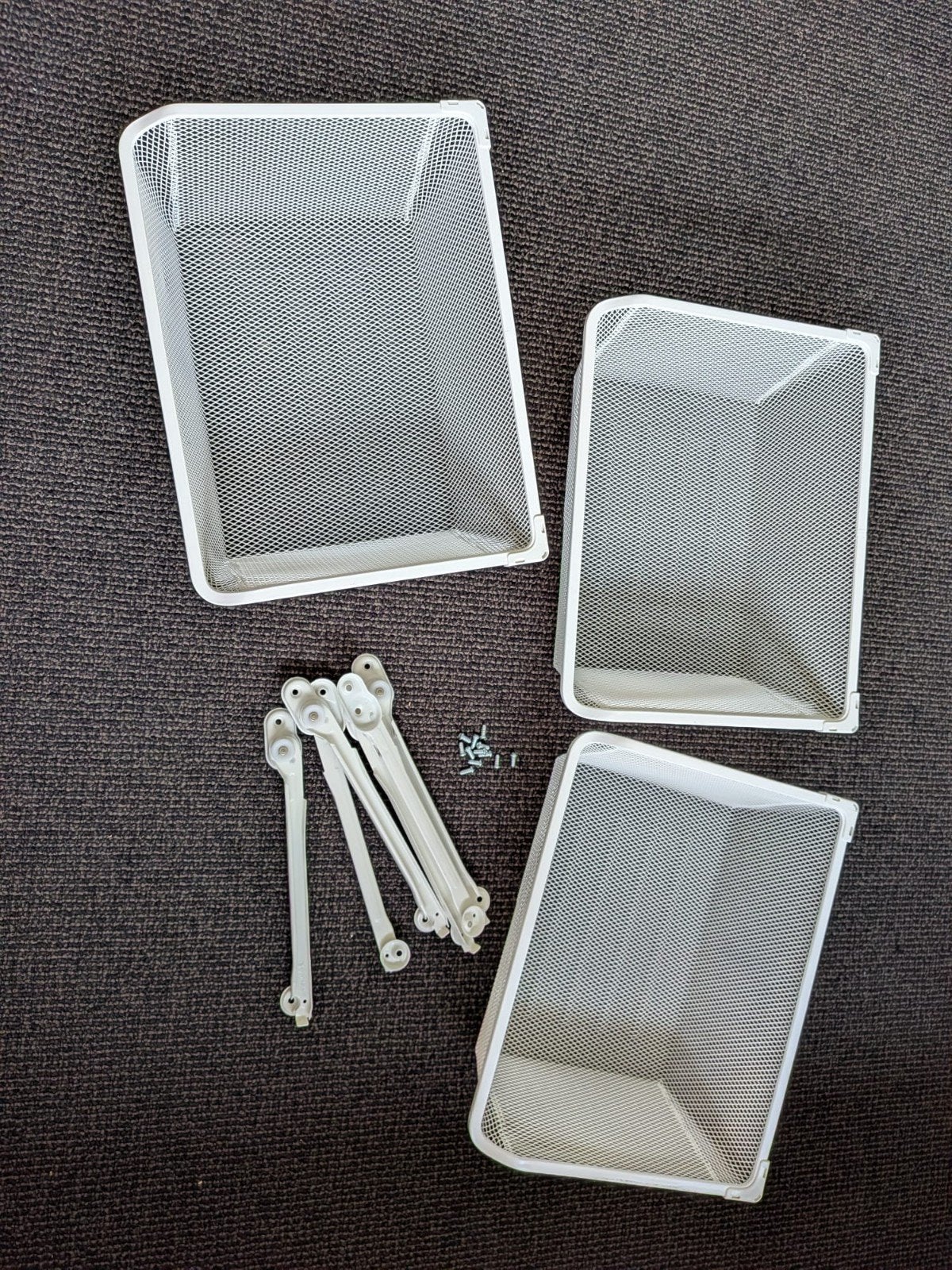 Mand 3x 50x35 cm wit Ikea komplement, Ophalen, 25 tot 50 cm, 50 tot 100 cm, Minder dan 100 cm