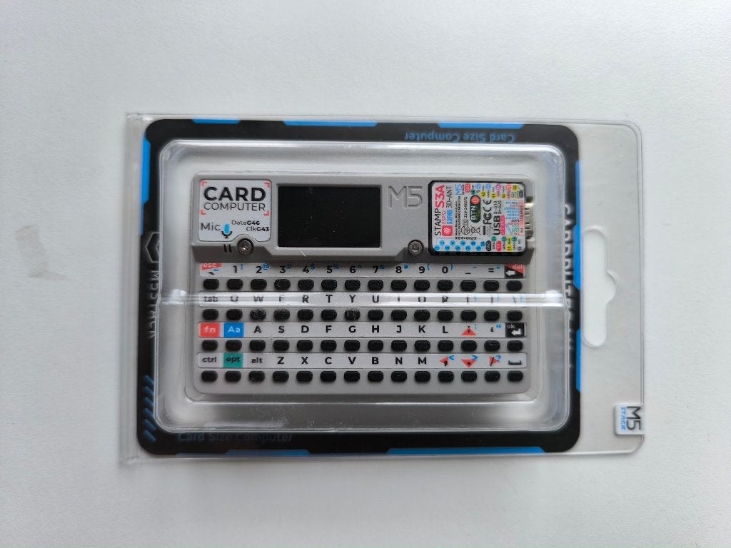 M5Stack Cardputer V1.1 - Compacte ESP32-S3 Mini Computer, Ophalen of Verzenden, Zo goed als nieuw
