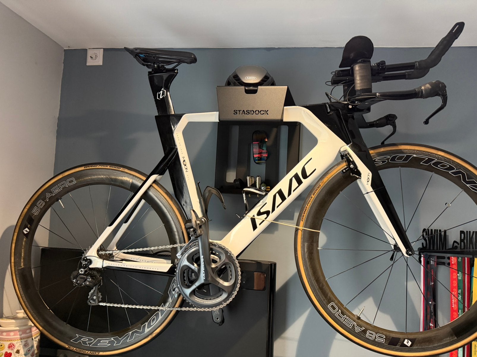 Triathlon fiets Isaac Muon Di2, Fietsen en Brommers, Fietsen | Racefietsen, Carbon, Zo goed als nieuw, Meer dan 20 versnellingen