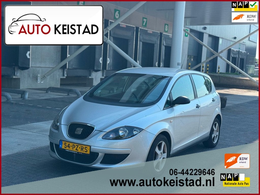 Seat Altea 1.6 REFERENCE AIRCO/CRUISE/ELEKTR RAMEN! ORIGINEL, Auto's, Seat, Gebruikt, 4 cilinders, Euro 4, Zilver of Grijs