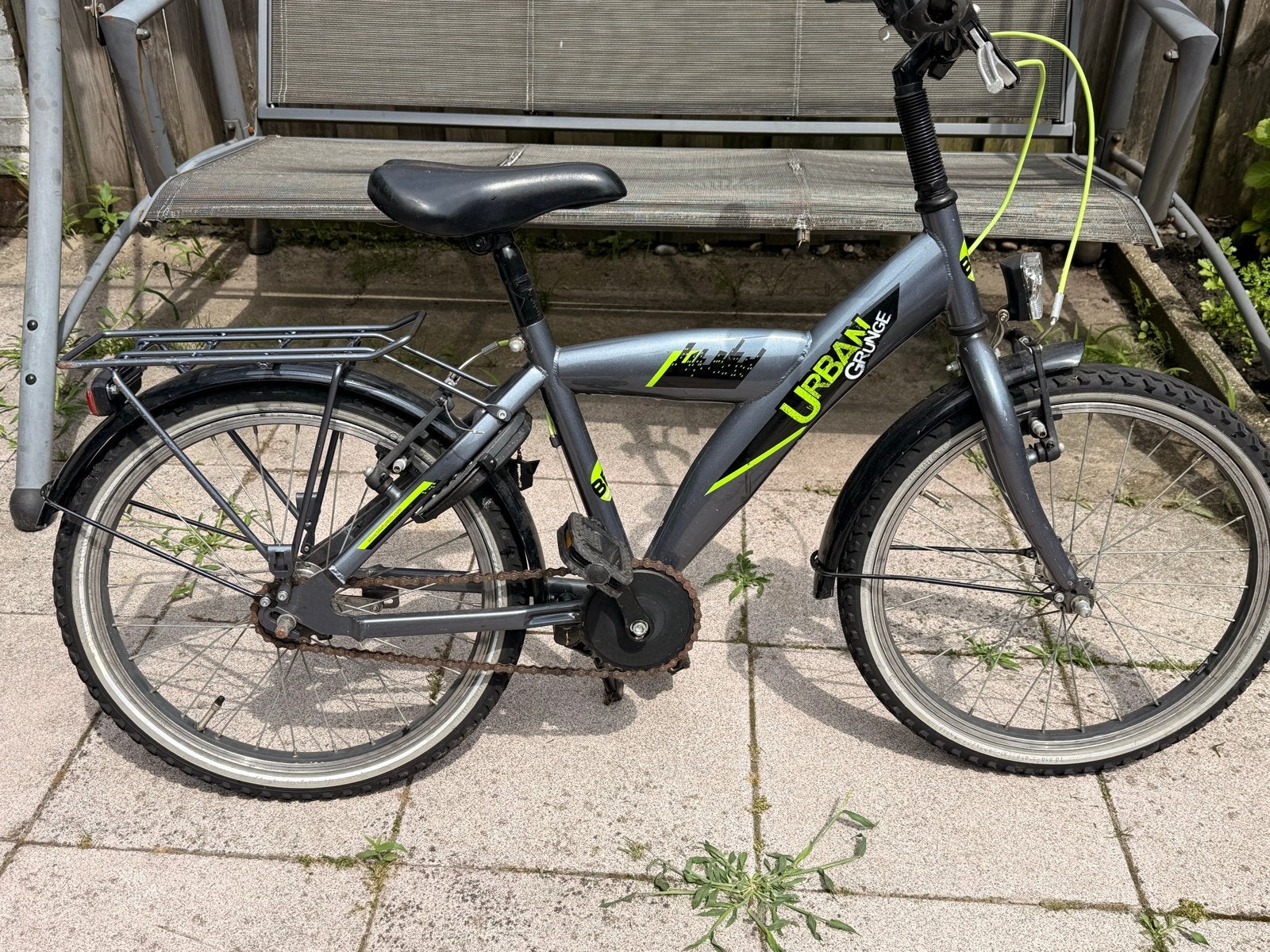 Urban Garage kinderfiets 20 inch, Ophalen of Verzenden, Gebruikt, Velgrem, 16 tot 20 inch