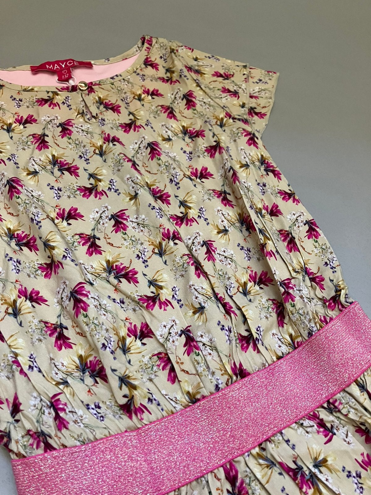 Mayce jurkje maat 122-128 nieuw zomer tweeling, Kinderen en Baby's, Kinderkleding | Maat 122, Ophalen of Verzenden, Nieuw, Meisje