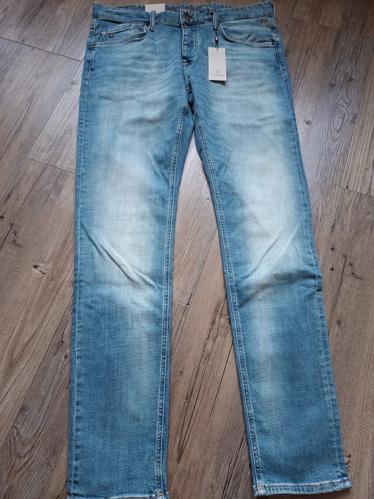 CAST IRON Riser slimfit jeans W36 L34, W36 - W38 (confectie 52/54), Blauw, Nieuw, Ophalen of Verzenden