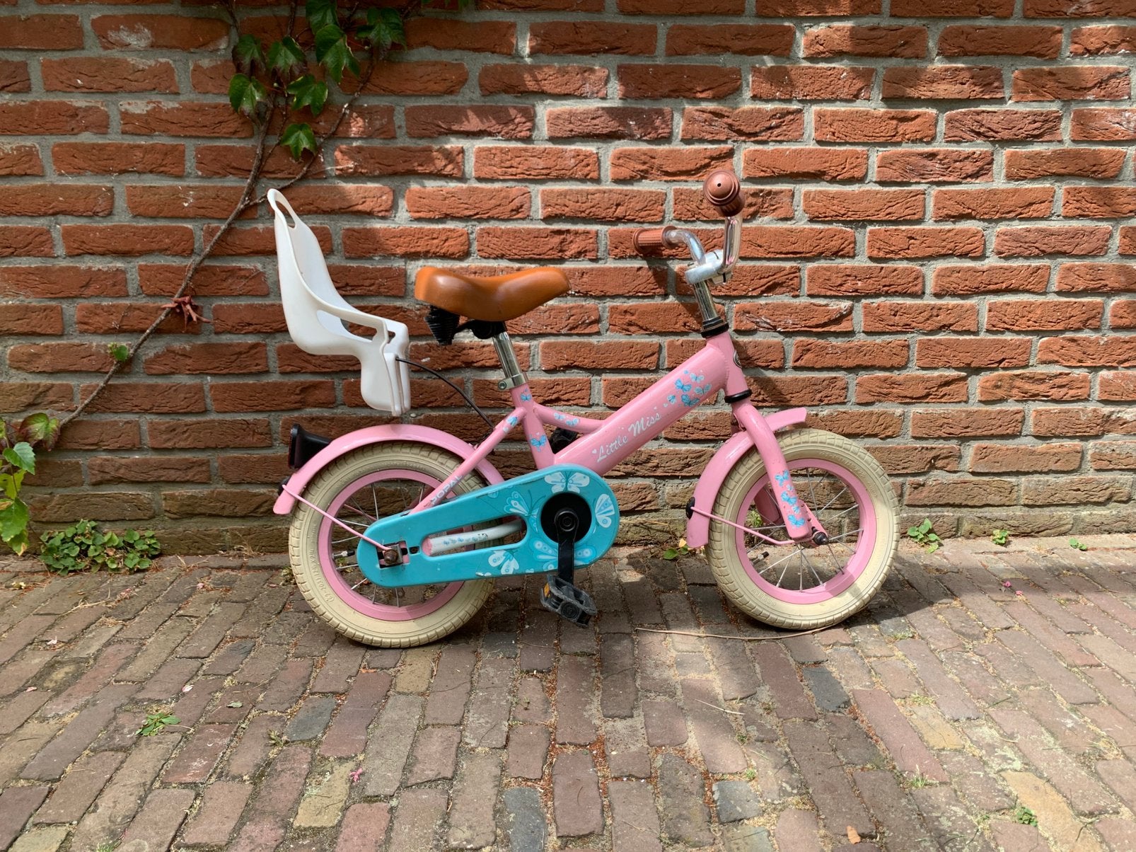 Popal - Little Miss - kinderfiets, Ophalen, Terugtraprem, Zijwieltjes, Gebruikt