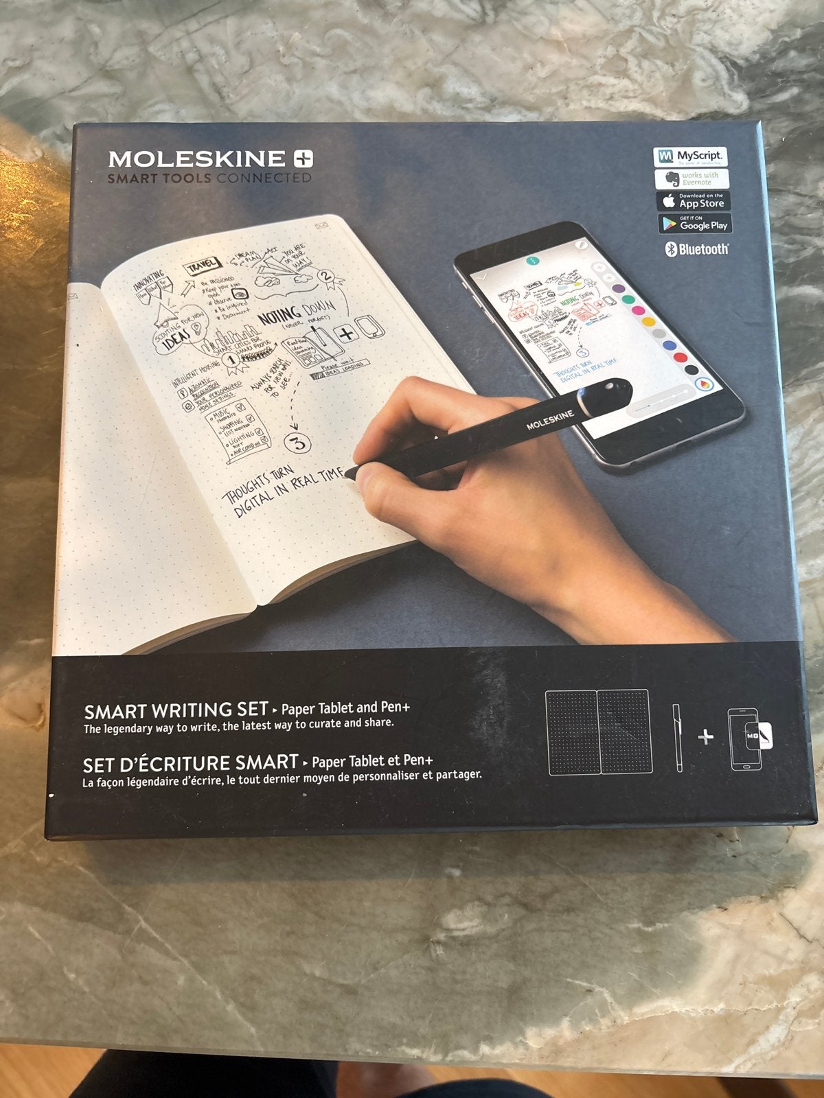 Moleskine Smart Writing Set - Paper Tablet en Pen+, Computers en Software, E-readers, Bluetooth, 6 inch of minder, Nieuw, Ophalen of Verzenden
