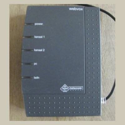KPN ISDN centrale Webvox 25 5260, Telecommunicatie, Telefooncentrales, Verzenden, Gebruikt, Overige typen