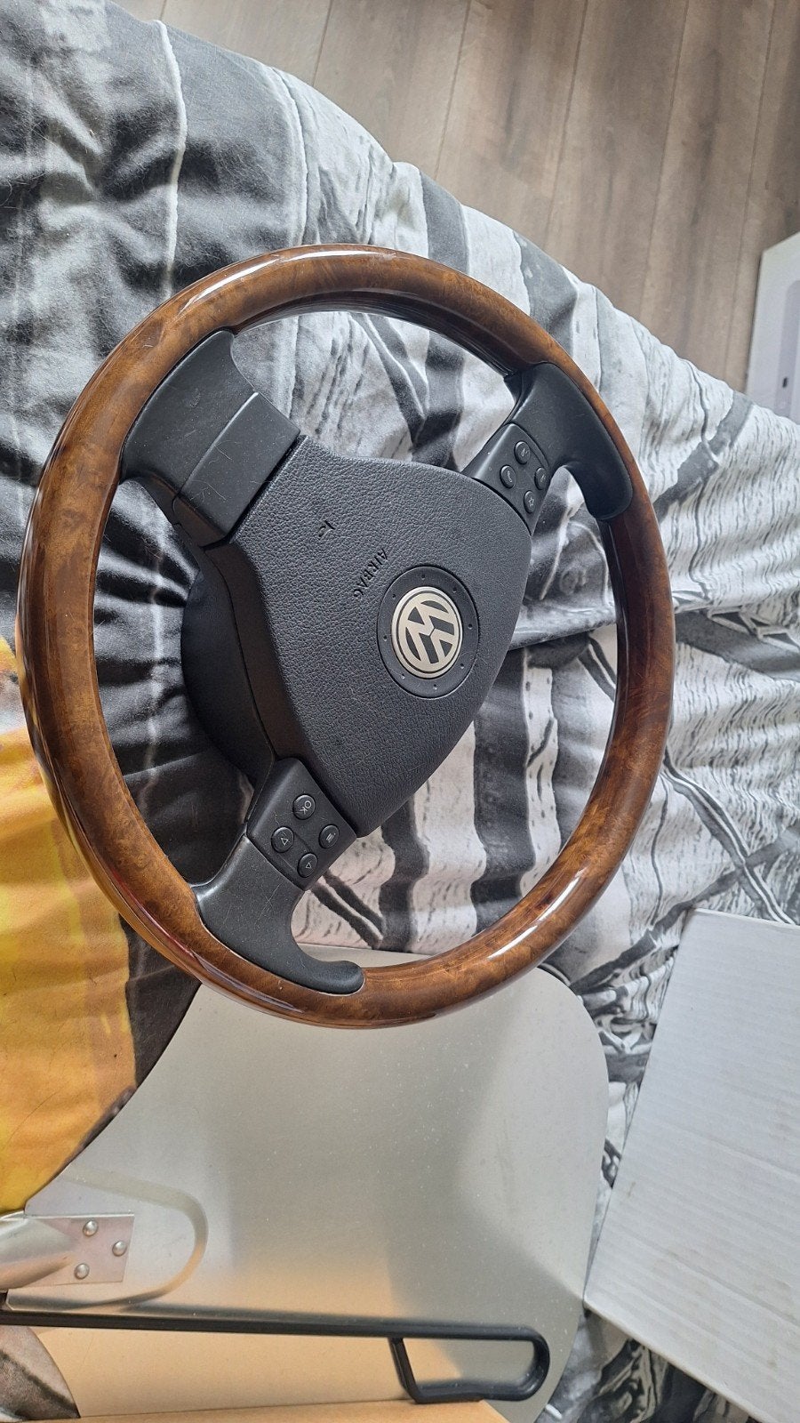 Houten Stuurwiel Volkswagen Passat 3C, Ophalen of Verzenden, Gebruikt, Volkswagen