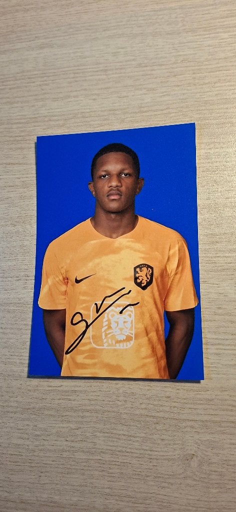Foto met handtekening; Givairo Read # Feyenoord Rotterdam, Verzamelen, Ophalen of Verzenden, Nieuw, Feyenoord, Overige typen