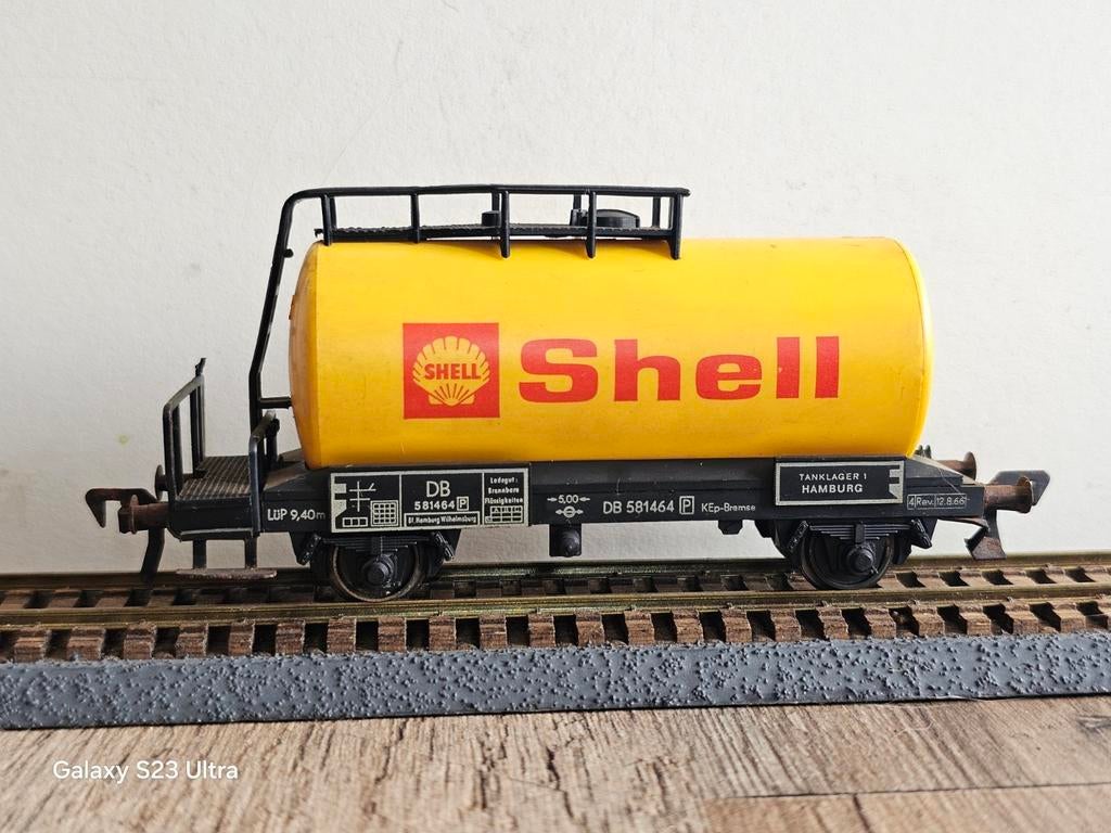 Modeltrein Ho fleischmann SHELL ketelwagen, Ophalen of Verzenden, Gelijkstroom, Wagon, Fleischmann