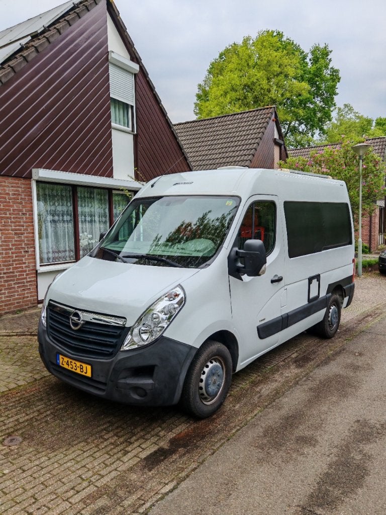 Hymer Buscamper Opel Movano 2013 b.j. CDTI 125 92 KW (125pk), Automaat, Standaard zit, Dakluik, Tot en met 2